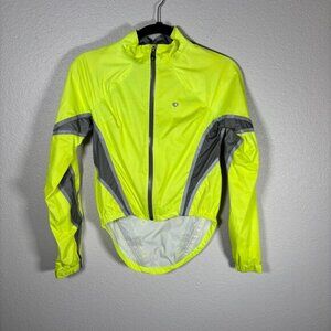 Pearl Izumi Yellow Scotchlite Highlighter Hi Vis Cycling Jacket Size XS